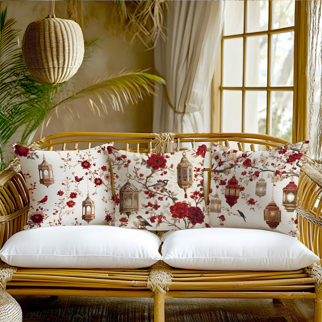 Pillowcases - Traditional Cotton Red 45cm