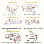 Update Sofa with Organic Couch Cover| Herringbone Chenille Tassels topspet