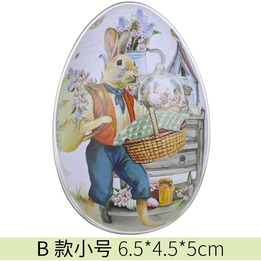 Tin Box - Reusable Metal Eggshell Style Small