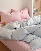 Chloe Pastel Candy Cotton Bedding Set / Purple Ever Lasting