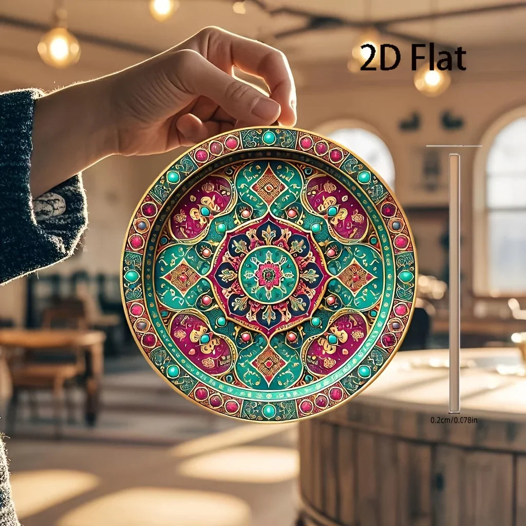 Wall Sign - Moroccan Wooden Round