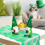 Gnome Decorations - Lucky Green Felt 2pcs
