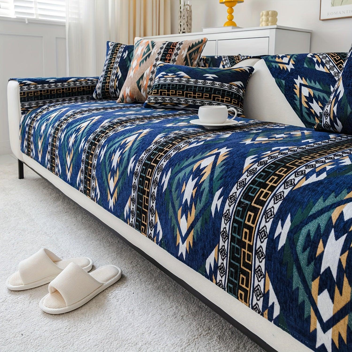 Linen Couch Slipcover | Boho Dog Proof Couch Slipcovers for All-Season topspet