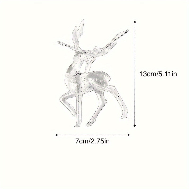 1pc Christmas Reindeer String Lights for New Year Christmas Trees Weddings Curtains Indoor Wreaths Parties Room Bedroom Decoration Lights, Powered By Battery Box (Battery Not Included) House Of Avana