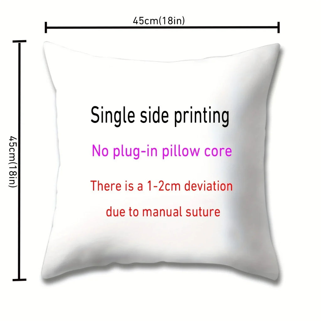 Pillowcase - Floral Polyester Lantern 45cm