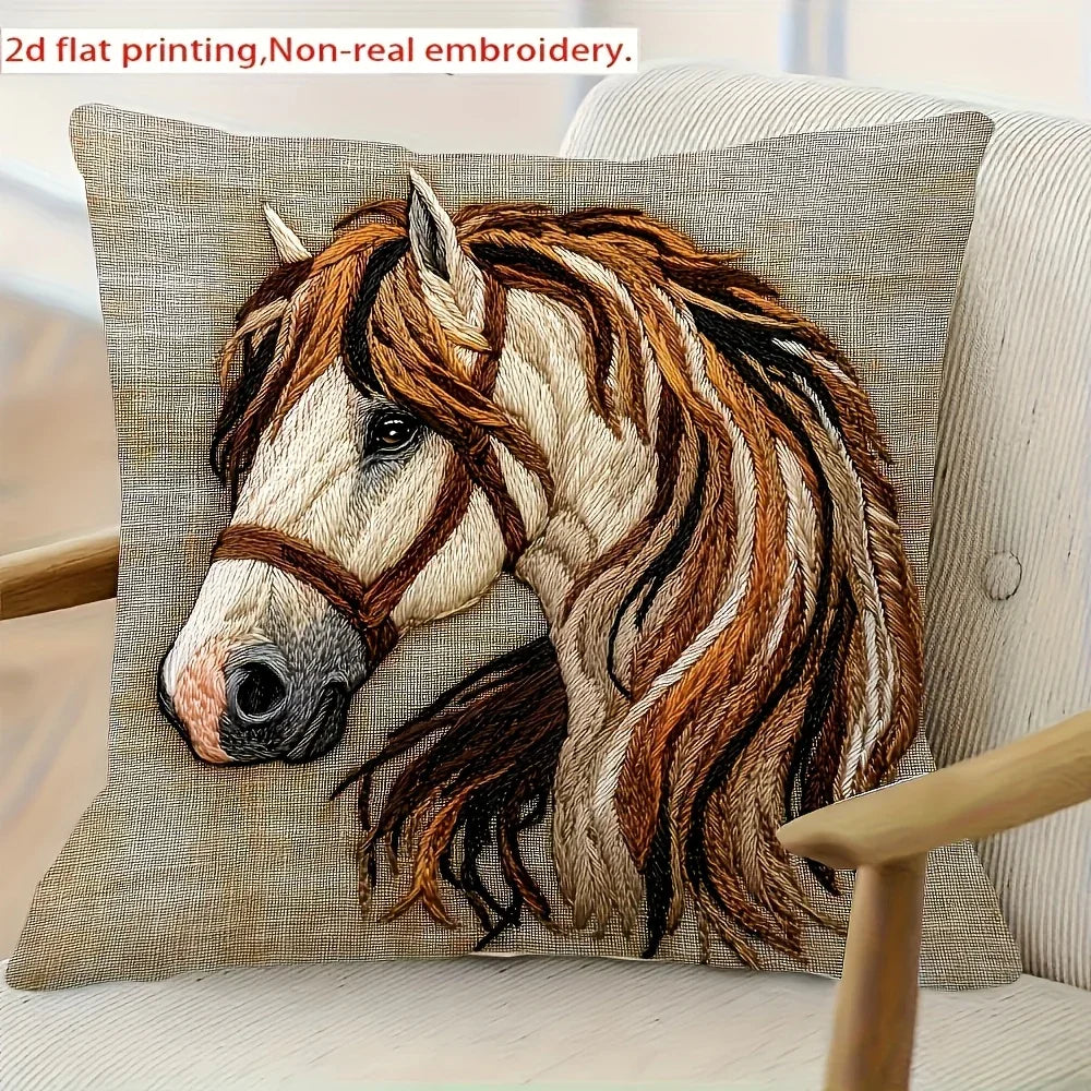 Throw Pillow - Traditional Polyester 18x18in