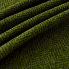 Update Sofa with Organic Couch Cover| Herringbone Chenille Tassels topspet