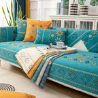 Stylish Bohemian Chenille Slipcovers for Couches topspet