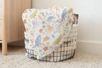 Baby Animals Ocean Life - Vintage Baby Blanket, front view - House Of Avana