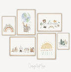 Baby Animals Prints - Luster Paper Nursery Wall Art Prints, close-up view - House Of Avana