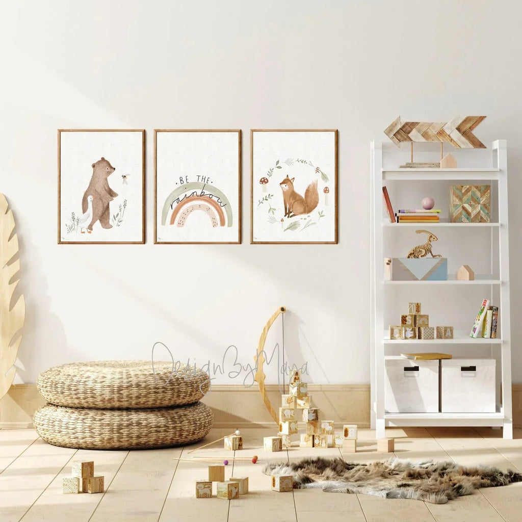Baby Animals Prints - Luster Paper Nursery Wall Art Prints, alternate view - House Of Avana