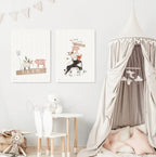 Baby Animals Prints - Luster Paper Nursery Wall Art Prints, detail shot - House Of Avana