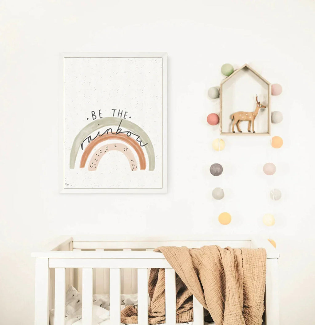 Baby Animals Prints - Luster Paper Nursery Wall Art Prints, angled view - House Of Avana