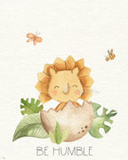 Baby Dinosaurs Set - Luster Paper Nursery Wall Art Prints, lifestyle image - House Of Avana
