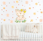 Baby Elephant - Fabric Nursery Wall Art Decals, lifestyle image - House Of Avana