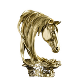 Decorative Horse Head Figurine Sculpture