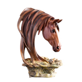 Decorative Horse Head Figurine Sculpture