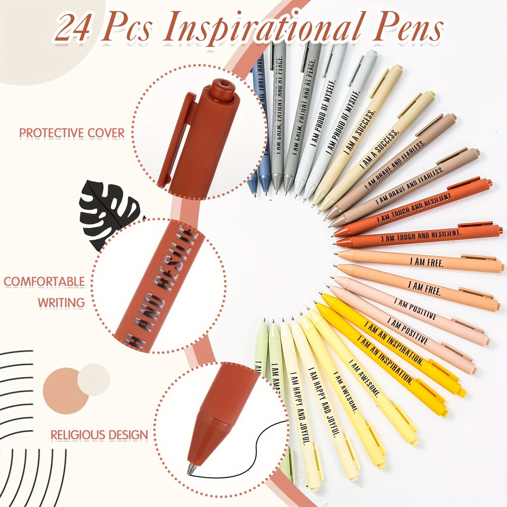 48pcs Positive Affirmation Gift Set Gratitude Notebooks with Pens Small Bags Motivational Encouragement Notepads Daily Affirmations Journal for Women House Of Avana