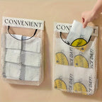 Bag Holder - Elastic Net Wallmounted, detail shot - House Of Avana