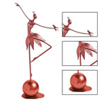 Dancing Ballerina Girl Statue, detail shot - House Of Avana