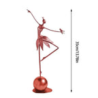 Dancing Ballerina Girl Statue, lifestyle image - House Of Avana