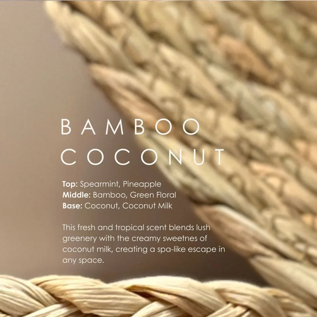 Bamboo Coconut Reed Diffuser Grand Candles LLC