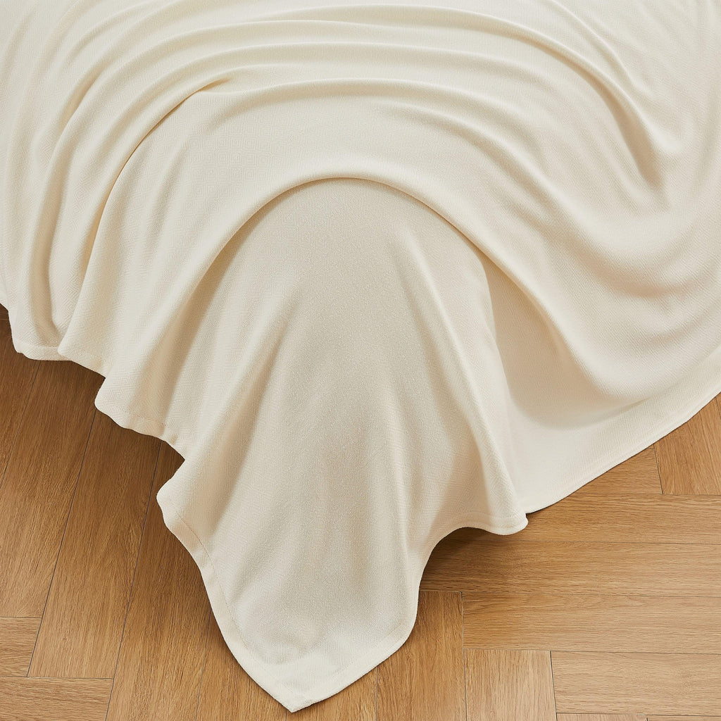 Bamboo Cotton Blanket, dimensions view - House Of Avana