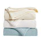 Bamboo Cotton Blanket, back view - House Of Avana