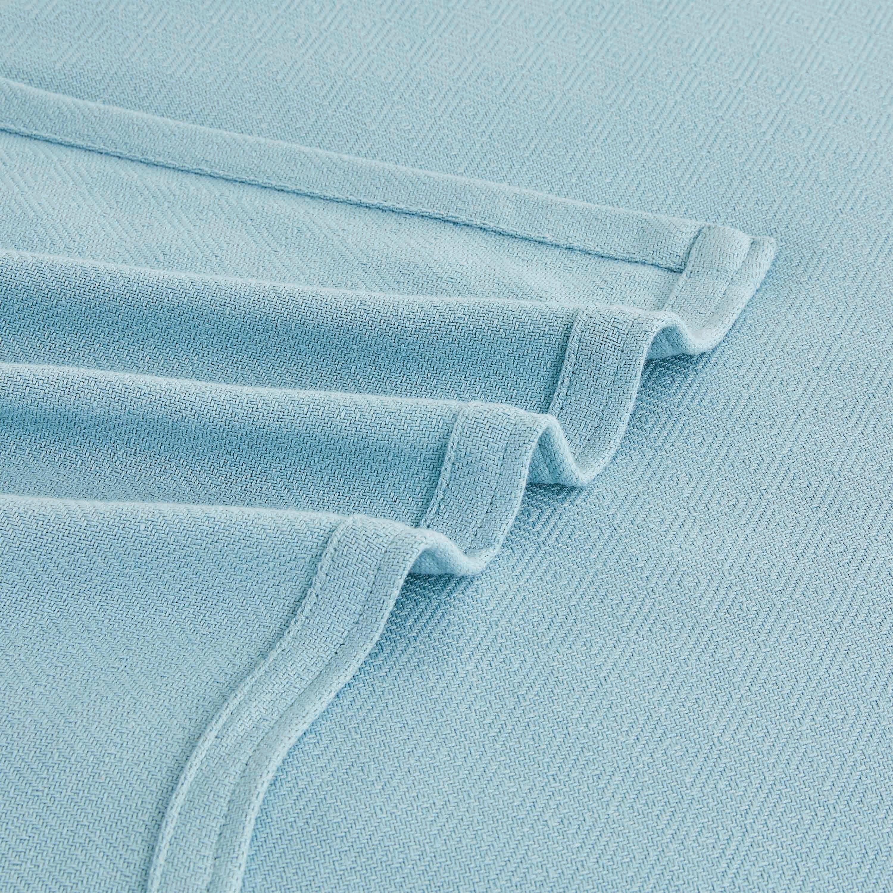 Bamboo Cotton Blanket, side view - House Of Avana