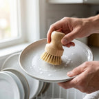 Bamboo Sisal Fiber Dish Brush