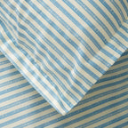 Bamboo Stripe Duvet Set, close-up view - House Of Avana