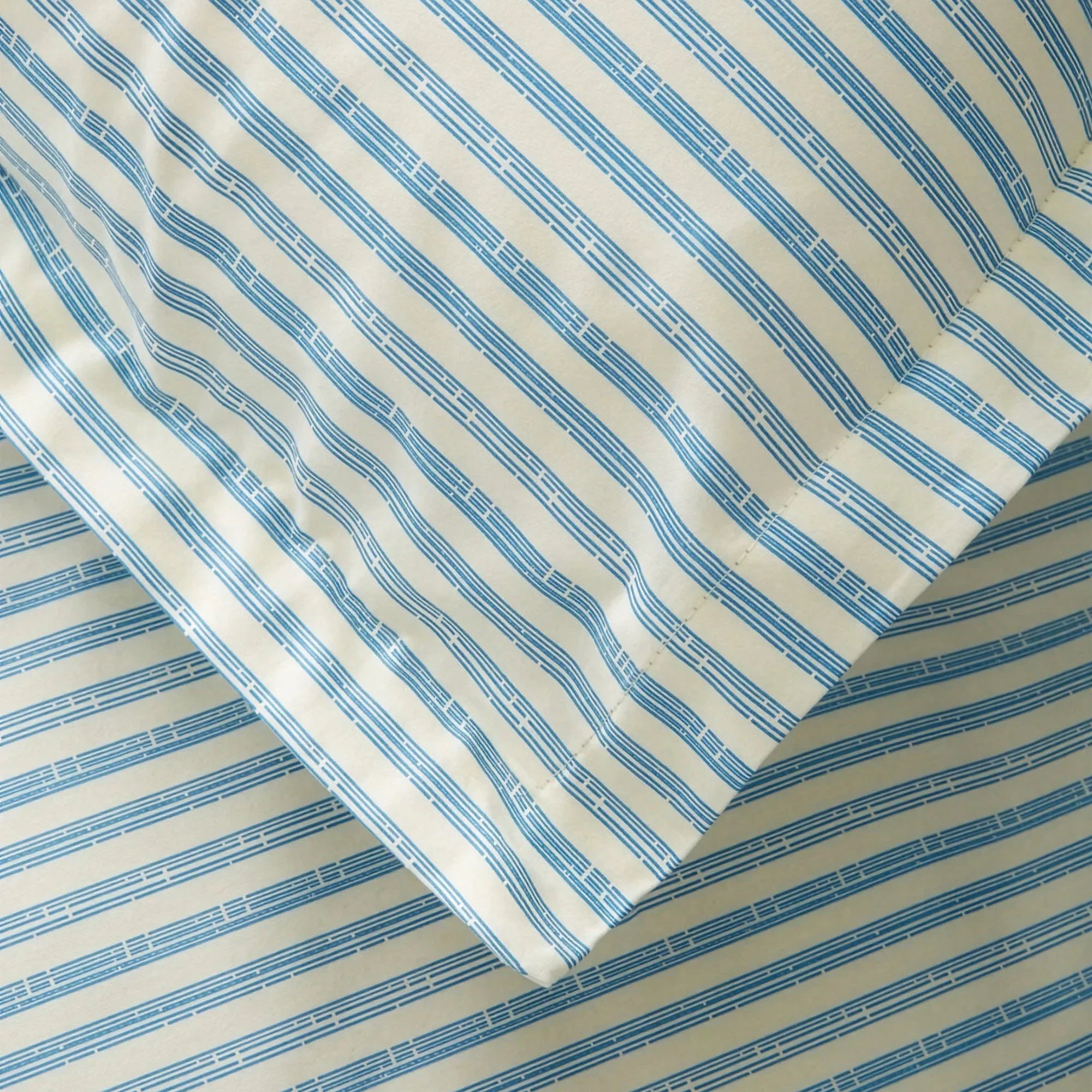 Bamboo Stripe Duvet Set, close-up view - House Of Avana