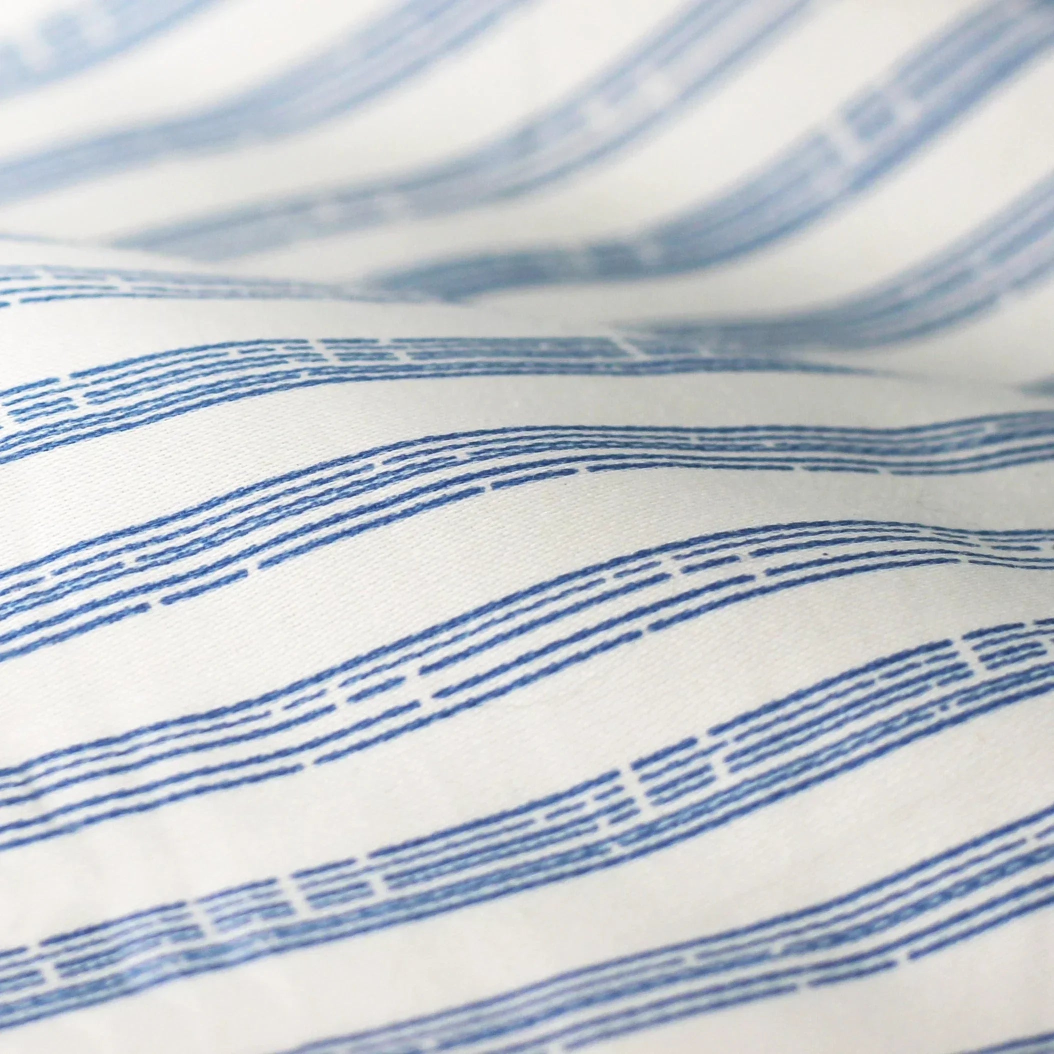 Bamboo Stripe Duvet Set, detail shot - House Of Avana
