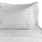 Bamboo Stripe Duvet Set, top view - House Of Avana