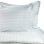 Bamboo Stripe Duvet Set, angled view - House Of Avana