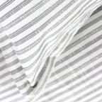 Bamboo Stripe Duvet Set, angled view - House Of Avana