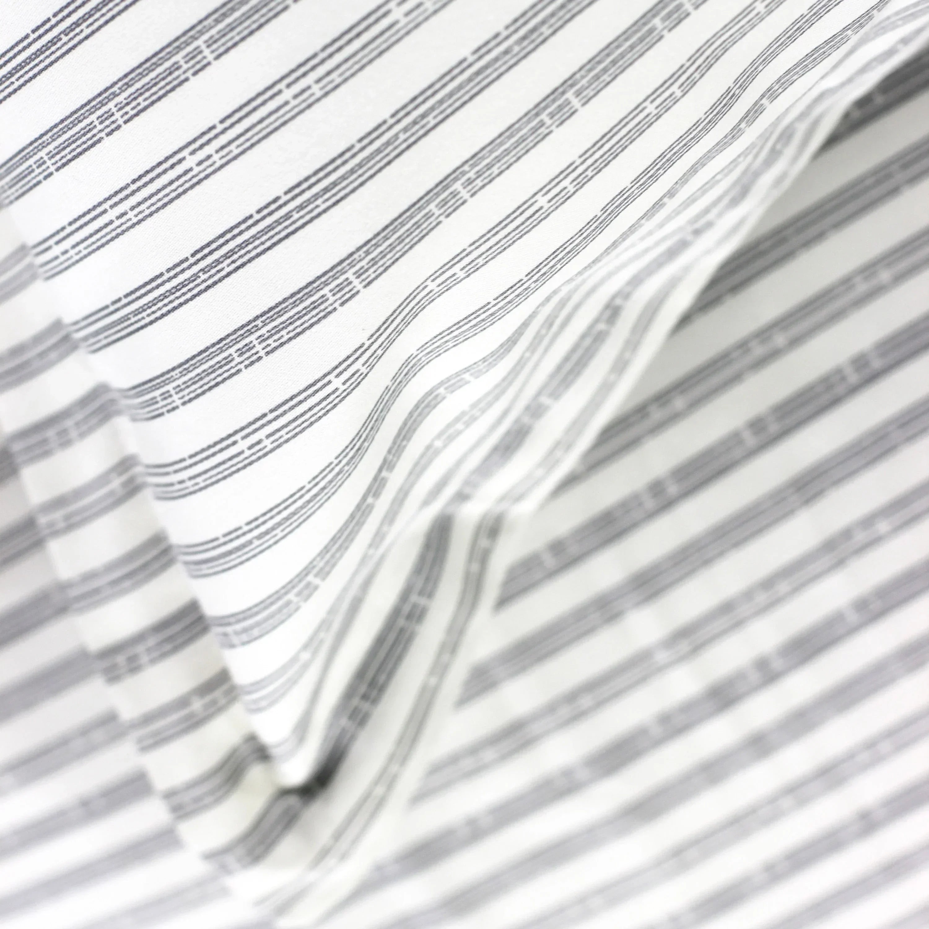 Bamboo Stripe Duvet Set, angled view - House Of Avana