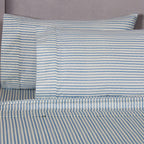 Bamboo Stripe Sheet Set, detail shot - House Of Avana