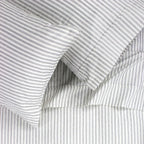 Bamboo Stripe Sheet Set, lifestyle image - House Of Avana