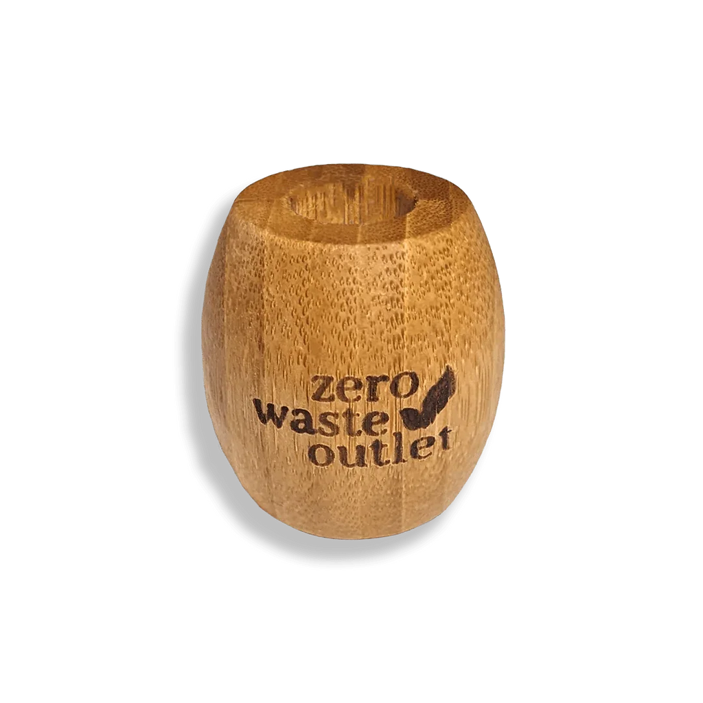 Bamboo Toothbrush Stand - single holder Zero Waste Outlet