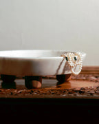 Banswara Marble Tray, detail shot - House Of Avana