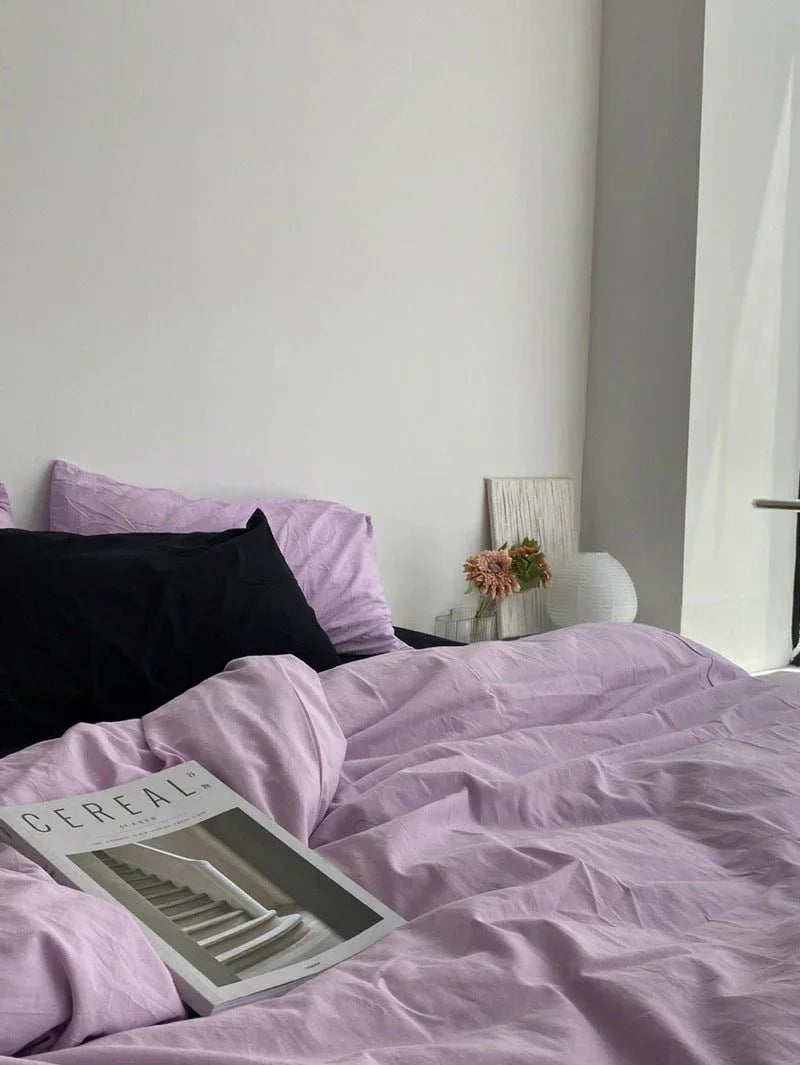 Barbie Pink Washed Cotton Bedding Set, alternate view - House Of Avana