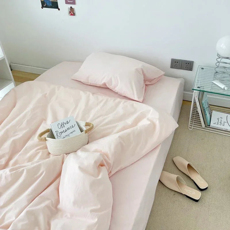 Barbie Pink Washed Cotton Bedding Set, alternate view - House Of Avana