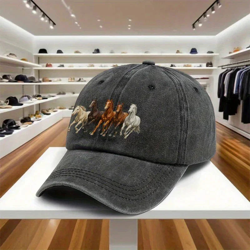 Baseball Cap - Adjustable Cotton, side view - House Of Avana