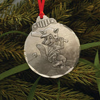 Baseball Fox Ornament, front view - House Of Avana