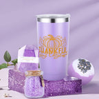 S Lavender Scented Spa Gift Basket Set for Women - Luxury Self-care Kit with 8-hour Burn Time Soy Wax S,... - House Of Avana