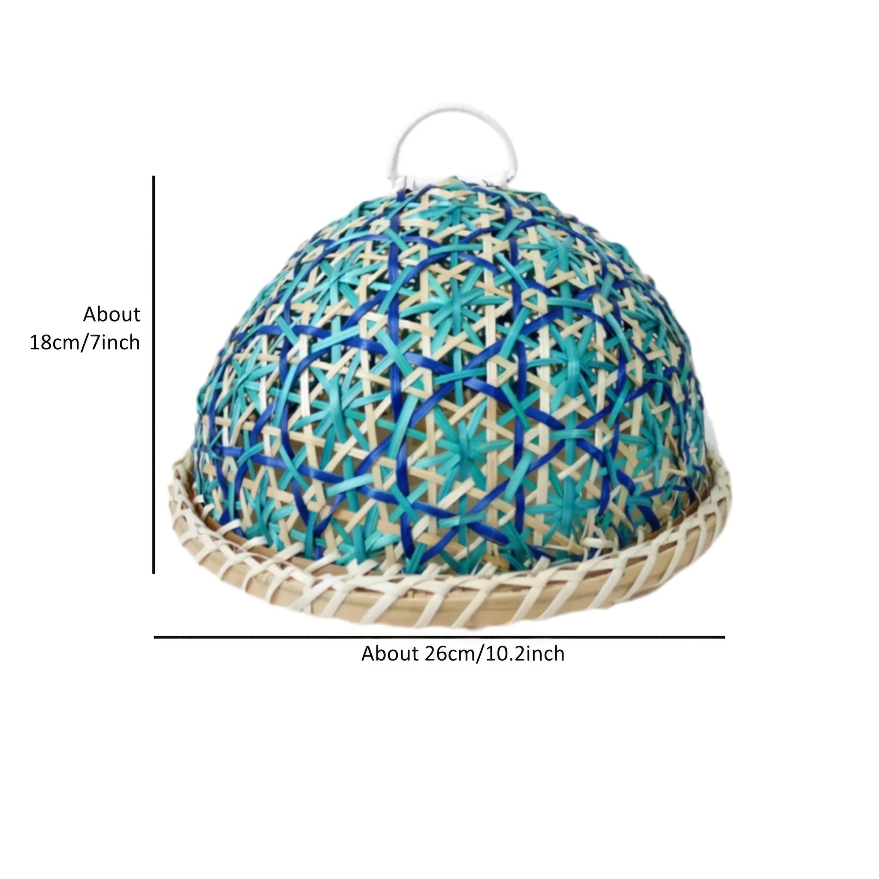 Handmade Bamboo Dining Cover, Hollow Woven Storage Basket, Household Kitchen Table Cover, Multi-layer... - House Of Avana