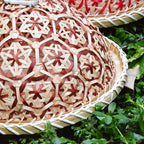 Handmade Bamboo Dining Cover, Hollow Woven Storage Basket, Household Kitchen Table Cover, Multi-layer... - House Of Avana