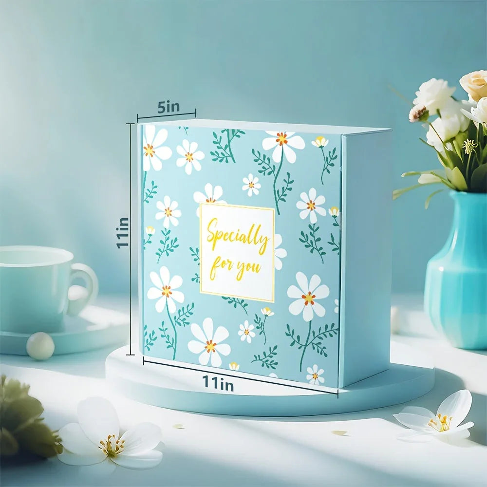 Wicker Gift Basket with Bright Multicolored Delightful Treats, lifestyle image - House Of Avana