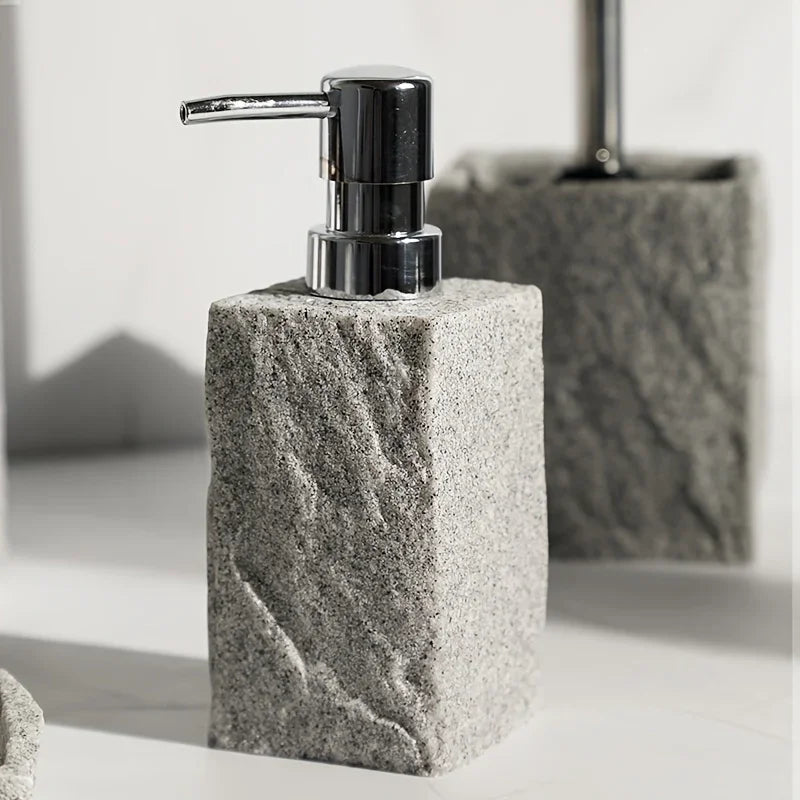 Classic Granite Rock Effect Bathroom Set - House Of Avana